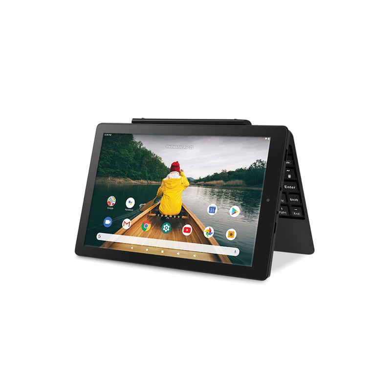 Venturer Challenger Pro 10.1" Android Tablet with Keyboard, 16GB -  Black