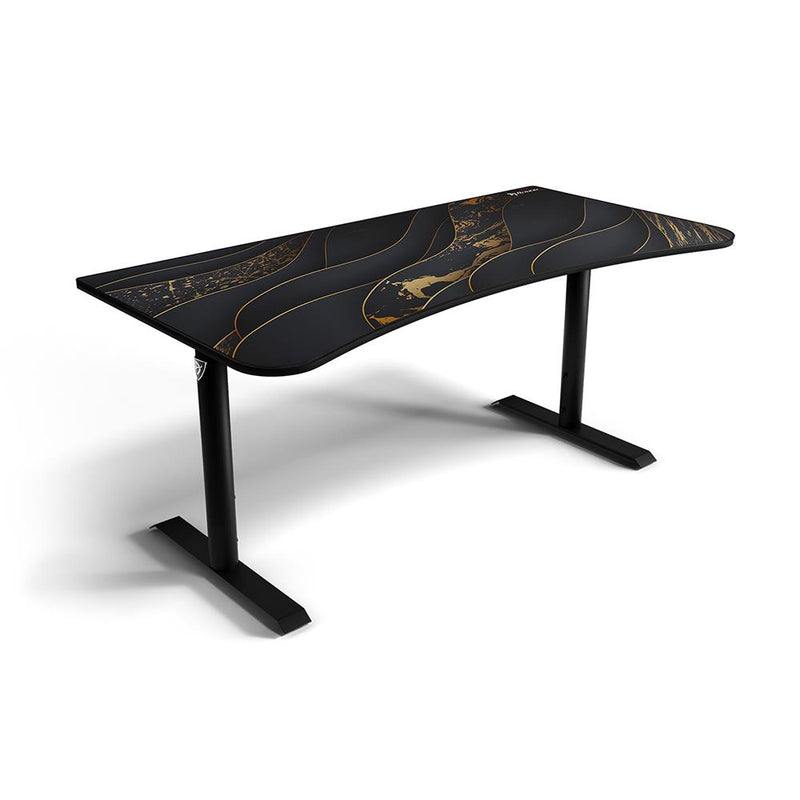 Arozzi Arena Gaming Desk - Black Gold