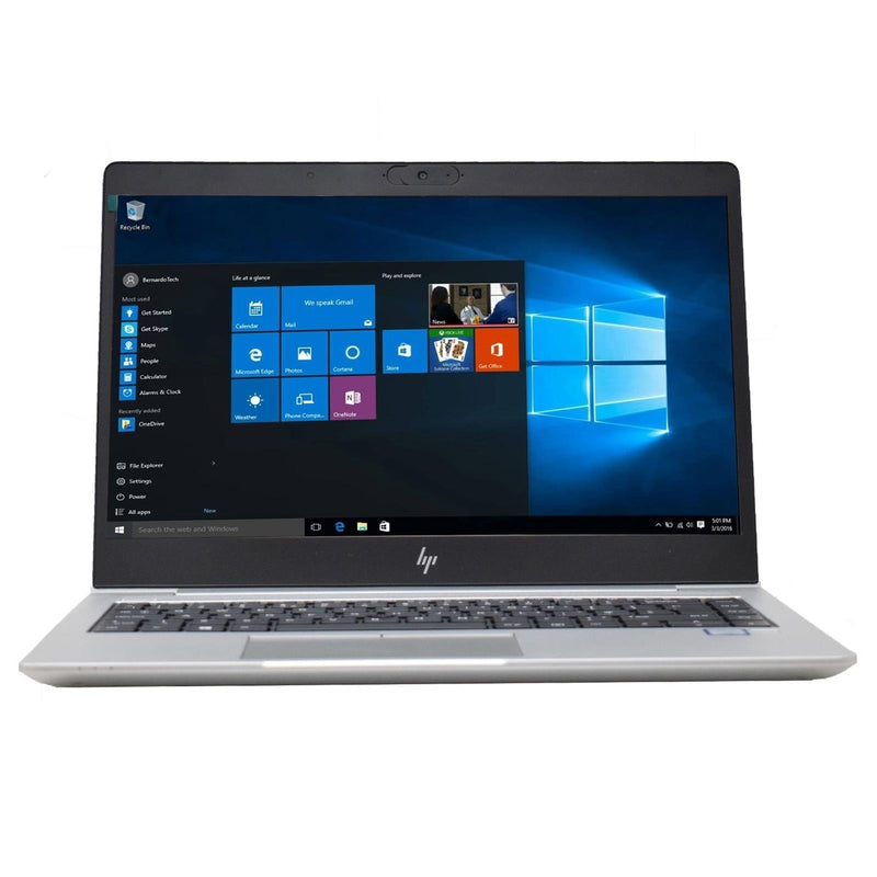 HP EliteBook 840 G6 Intel Core i5 8th Gen Laptop, 14 Inch Full HD 1080p Screen, 8GB RAM, 256GB SSD, Windows 10 Pro (Grade A1 - Like New)