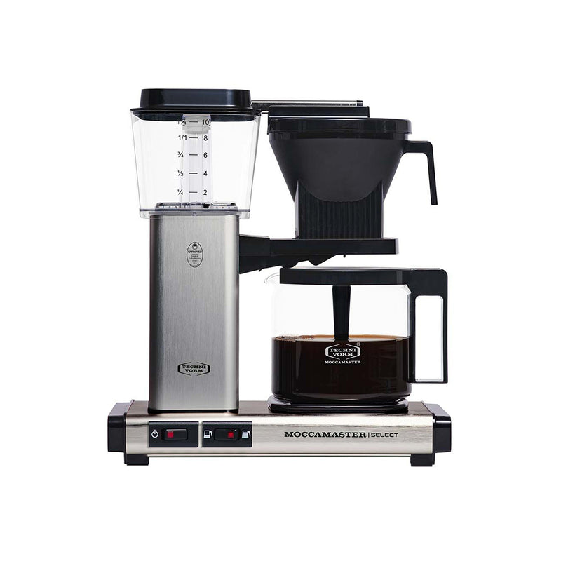 Moccamaster KBG Select Coffee Machine - Brushed Silver