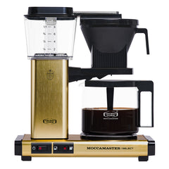 Moccamaster KBG Select Coffee Machine - Brushed Brass