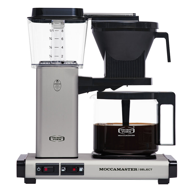Moccamaster KBG Select Coffee Machine - Matt Silver
