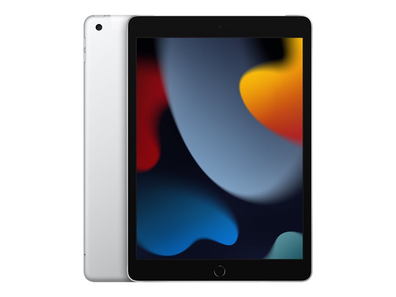 Apple 10.2" iPad Wi-Fi + Cellular, 9th Gen, 64 GB - Silver (MK493B/A)