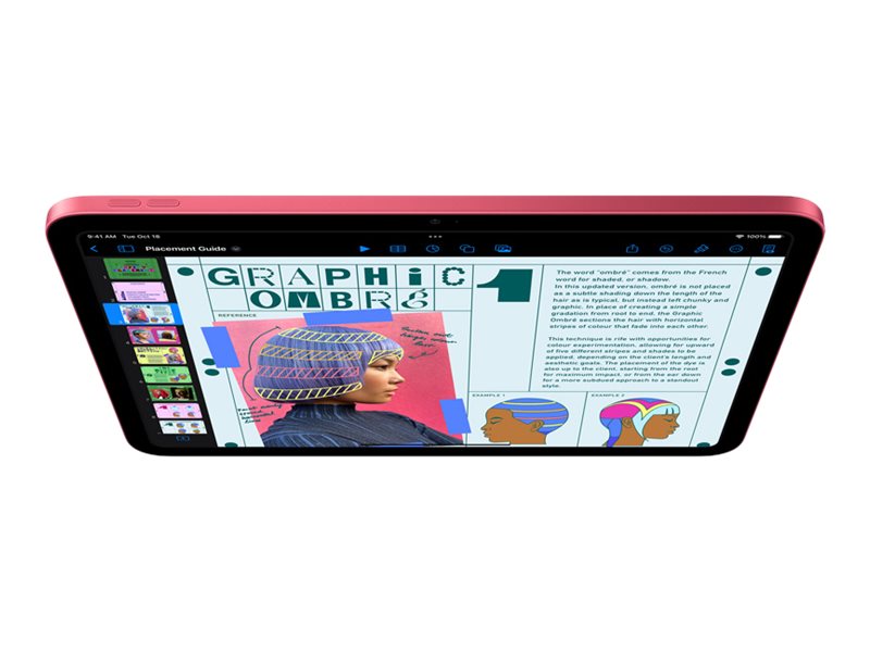 Apple 10.9" iPad Wi-Fi & Cellular, 256GB - Pink (MQ6W3B/A)