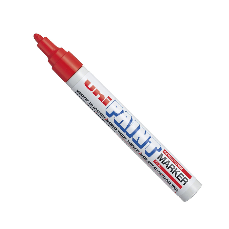 Uni PX-20 Paint Marker Medium Bullet Tip 1.8-2.2mm Red (Pack 12)