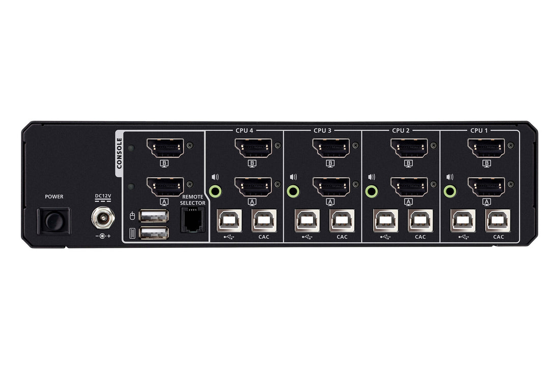 ATEN 4-Port USB 5K DisplayPort/HDMI Dual Display Universal Secure KVM Switch with CAC (PSD PP v4.0 Compliant) - image 3