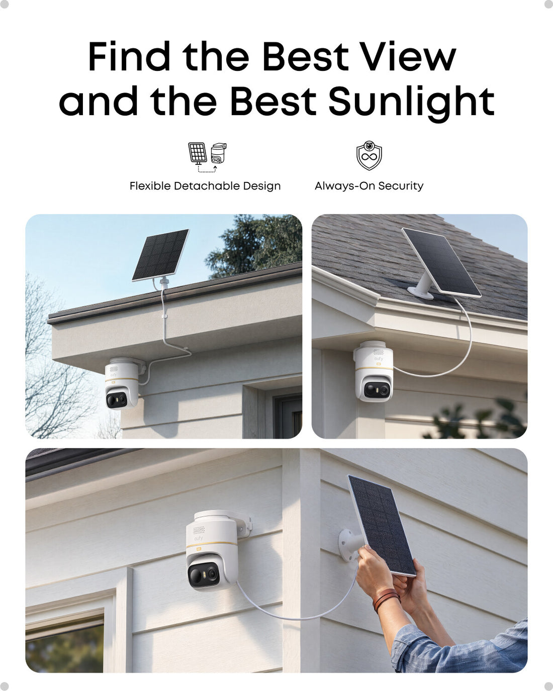 Eufy eufyCam C37 4K Smart Security Camera CCTV with Solar Panel - image 7