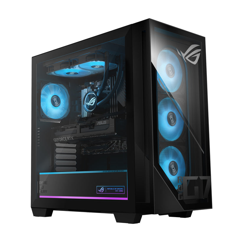 ASUS ROG G700 GM700TZ-R8700F039W AMD Ryzen™ 7 8700F 16 GB DDR5-SDRAM 1 TB SSD NVIDIA GeForce RTX 5060 Ti Windows 11 Home Tower PC Black