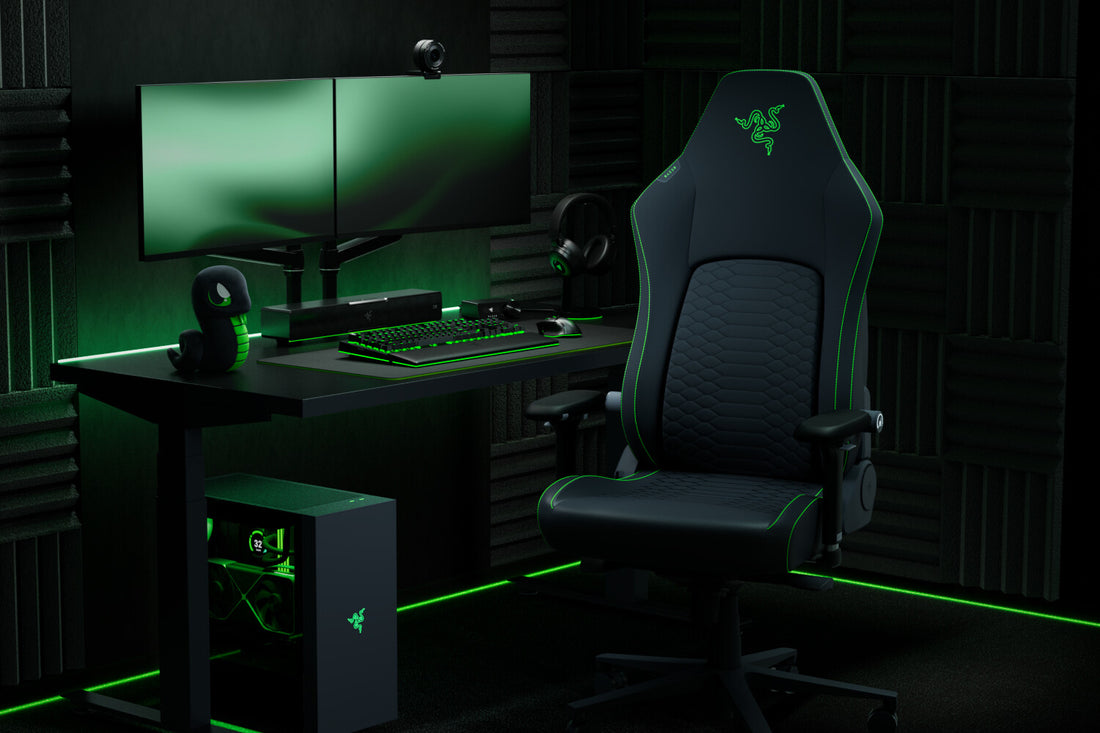 Razer Iskur V2 NewGen Ergonomic Gaming Chair, Black/Green - image 2