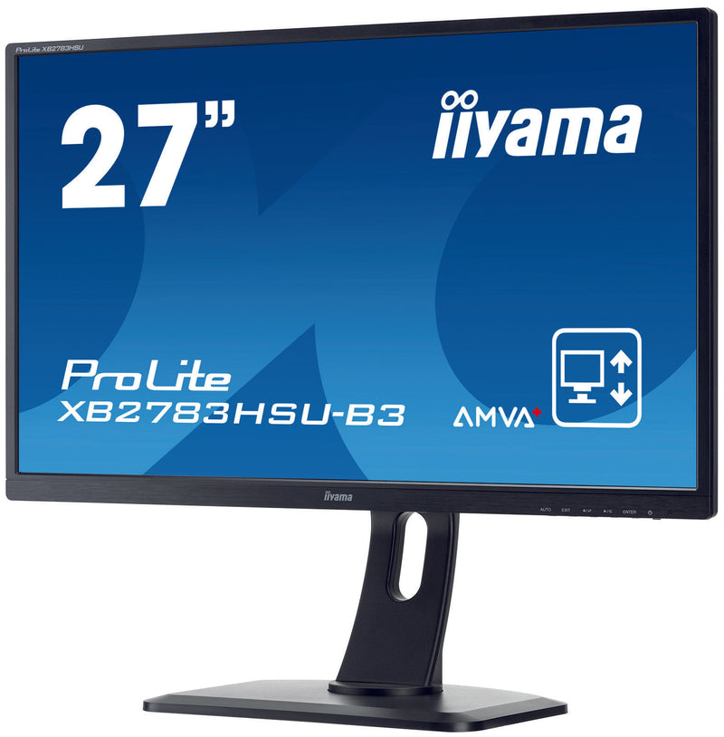 iiyama ProLite XB2783HSU-B3 computer monitor 68.6 cm (27") 1920 x 1080 pixels Full HD LED Black