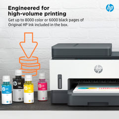 HP Smart Tank 7305 Wireless All-in-One Color Printer, Two-sided printing; Copier, Scanner