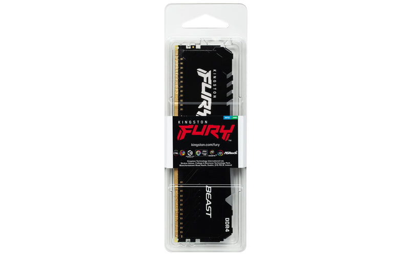 Kingston Technology FURY Beast RGB memory module 8 GB 1 x 8 GB DDR4 3600 MHz