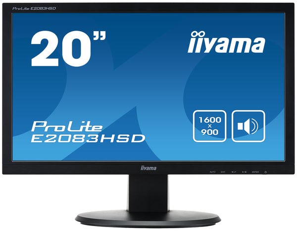 iiyama ProLite 19.5" HD+ Monitor (E2083HSD-B1)