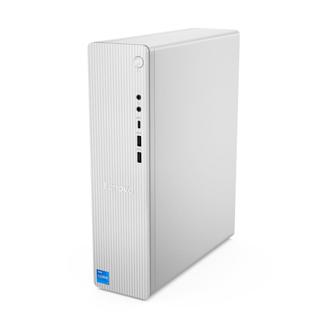 Lenovo Tower Desktop PC - Intel Core i3-14100 8Gb 512Gb SSD Windows 11 - Grey (Grade A1 - Like New)