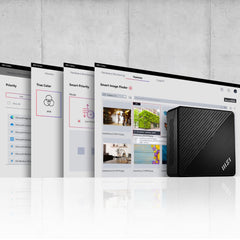 MSI Cubi N ADL S Intel N100 Barebone, NUC, SFF, Mini Computer, HTPC, (NO RAM, NO Storage, NO OS), Fanless/UHD Graphics/Type C/HDMI/DisplayPort/Dual LAN/WiFi 5/BT 5.1/VESA