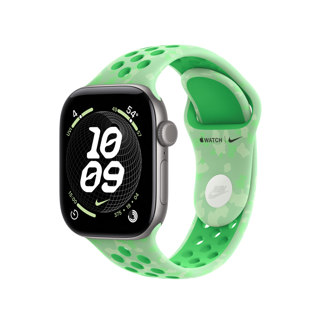 Apple 42mm Green Spark Nike Sport Band - M/L - image 2