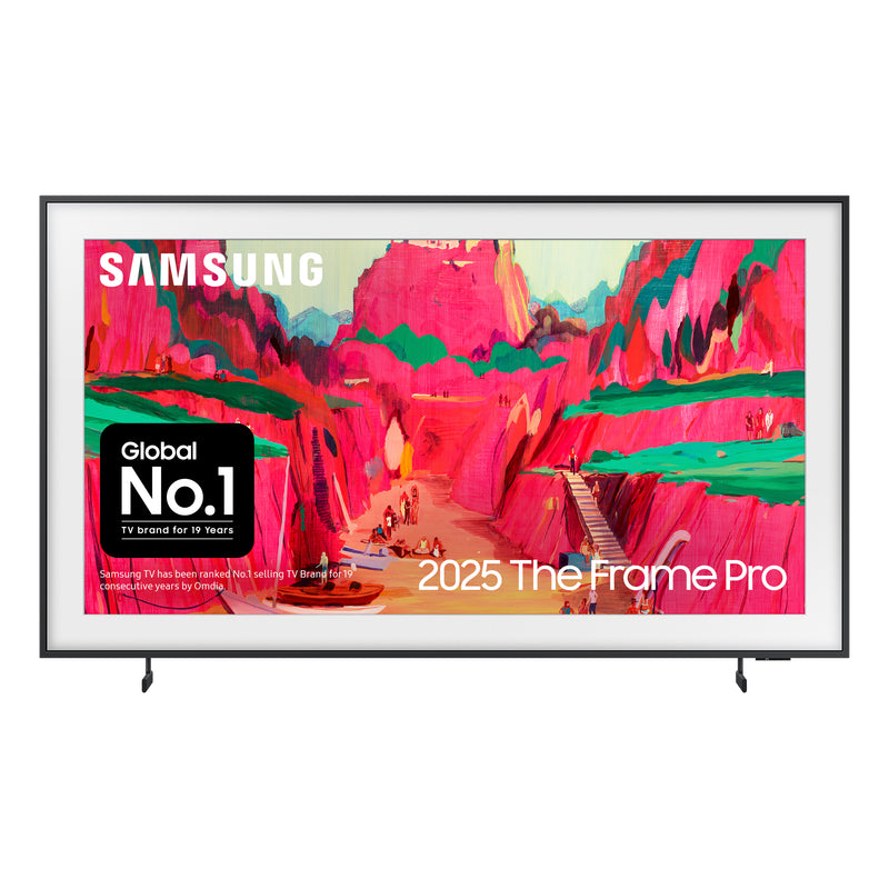 Samsung 2025 65" The Frame Pro Art Mode Neo QLED 4K HDR Smart TV 165.1 cm (65") 4K Ultra HD Wi-Fi Black