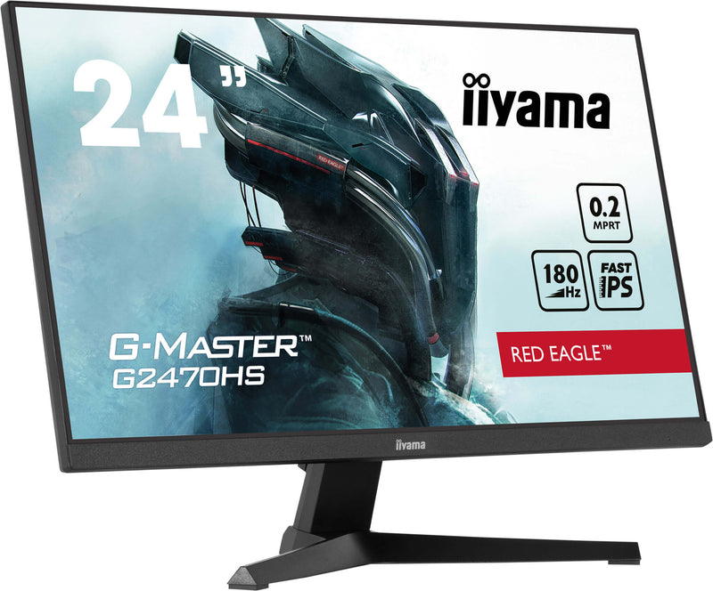 iiyama G-MASTER 23.8" FHD 180Hz Gaming Monitor (G2470HS-B1)