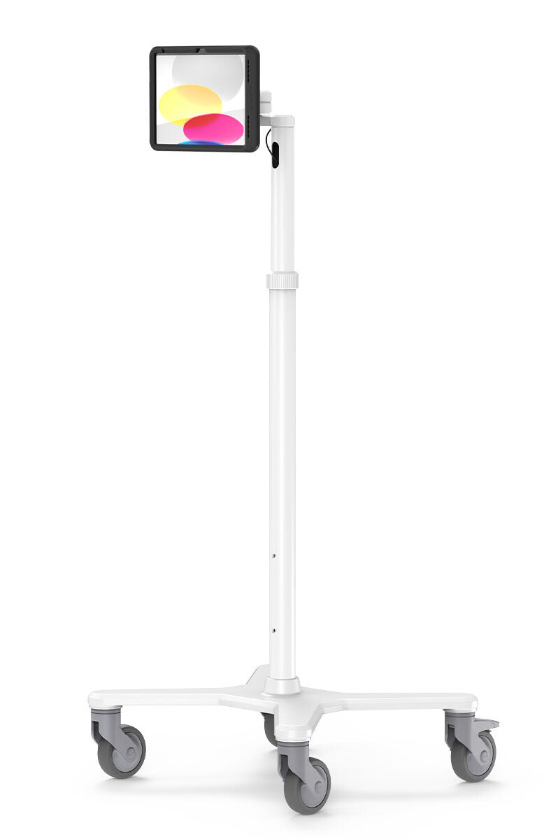 Compulocks iPad 10th-11th (A16) Gen, Mount with Cable-free Charging Premium Medical Rolling Cart