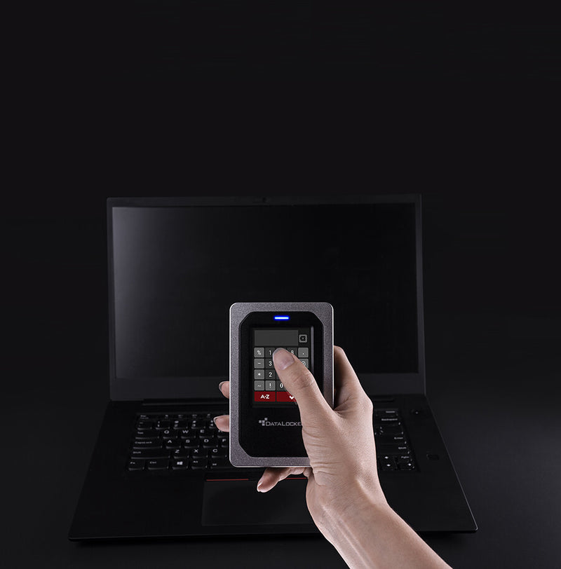 DataLocker DL4 FE, 15.3TB SSD, FIPS 140-3 L3, AES 256-bit, Touchscreen, USB 3.2 Gen 1