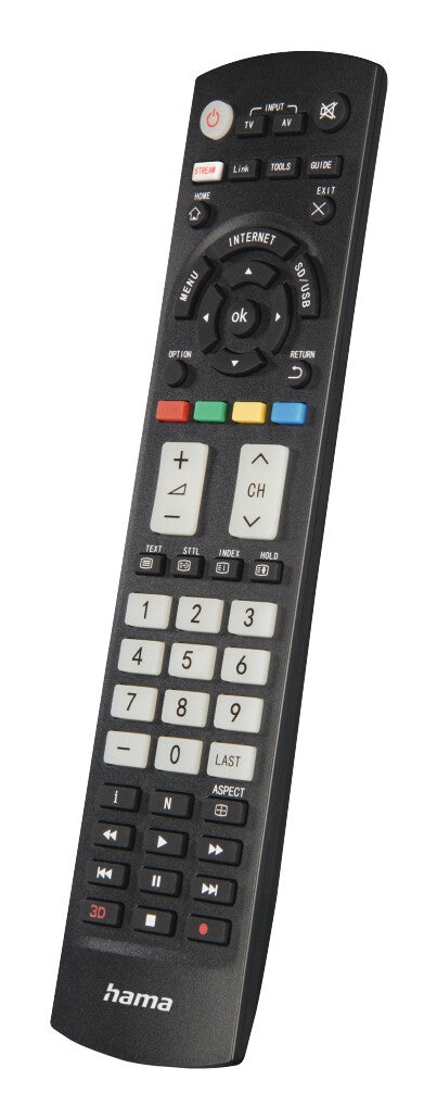 Hama 00221064 remote control IR Wireless TV Press buttons