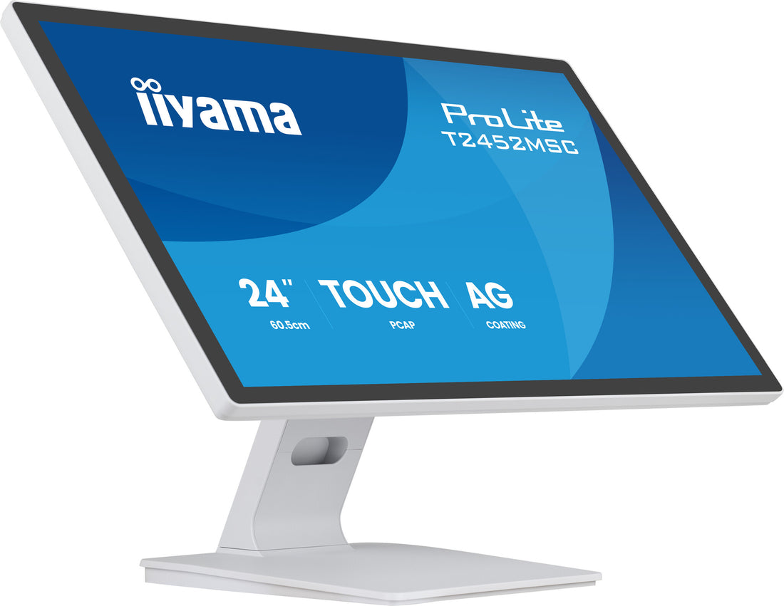 iiyama ProLite T2452MSC-W1AG computer monitor 24" 1920 x 1080 pixels Full HD LED Touchscreen White