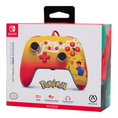 PowerA Enhanced Wired Controller for Nintendo Switch - Pokémon: Oran Berry Pikachu