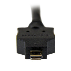 StarTech.com 6ft (2m) Micro HDMI to DVI Cable - Micro HDMI to DVI Adapter Cable - Micro HDMI Type-D Device to DVI-D Single Link Monitor/Display/Projector Video Converter Cord - Durable