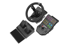 Logitech G G Heavy Equipment Bundle Farm Sim Controller Black USB Steering wheel + Pedals Analogue / Digital PC