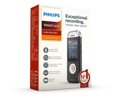 Philips Voice Tracer DVT2110/00 dictaphone Flash card Black, Chrome