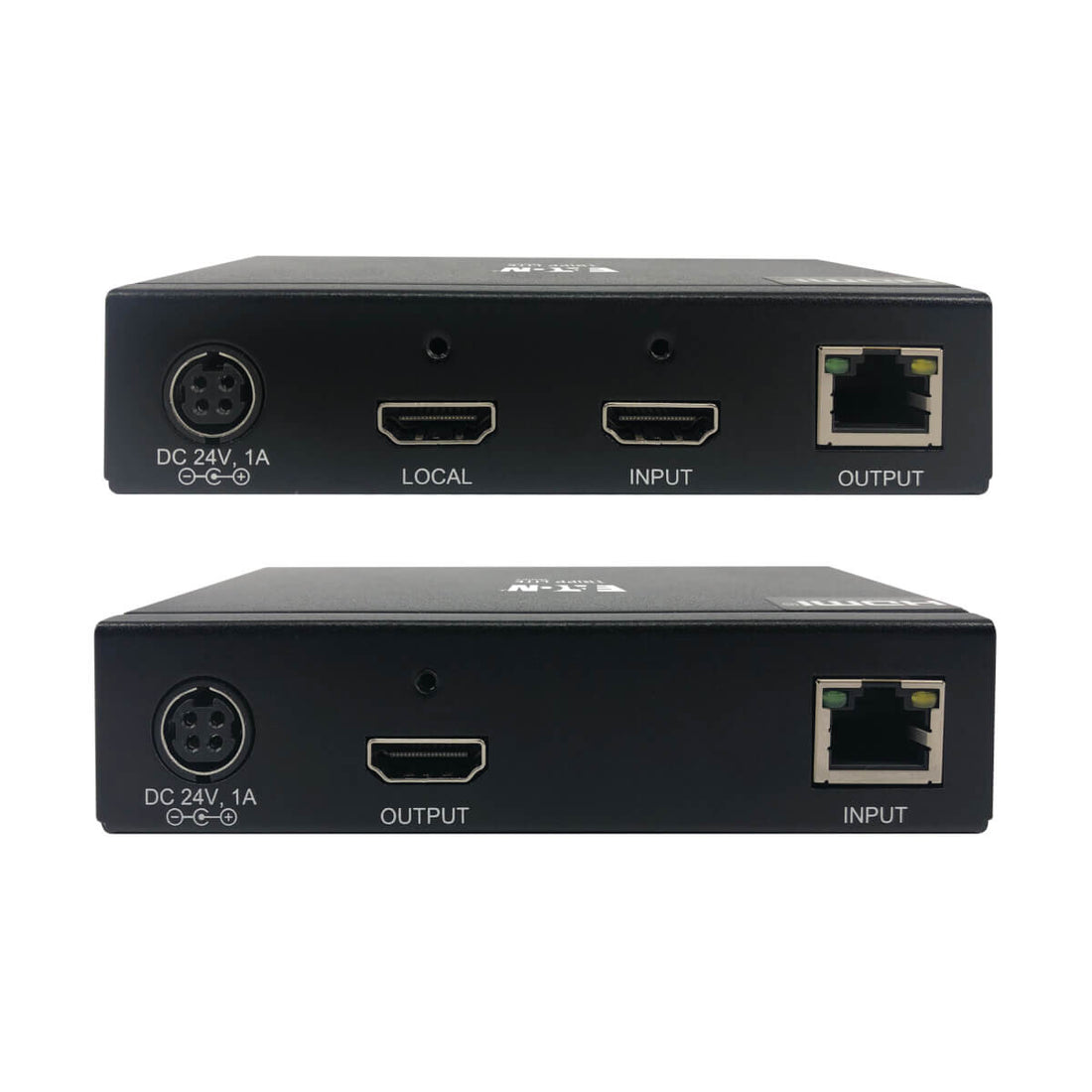 Tripp Lite B127A-1A1-BHBH HDMI over Cat6 Extender Kit, KVM Support, 4K 60Hz, 4:4:4, USB/IR, PoC, HDR, HDCP 2.2, 230 ft., TAA