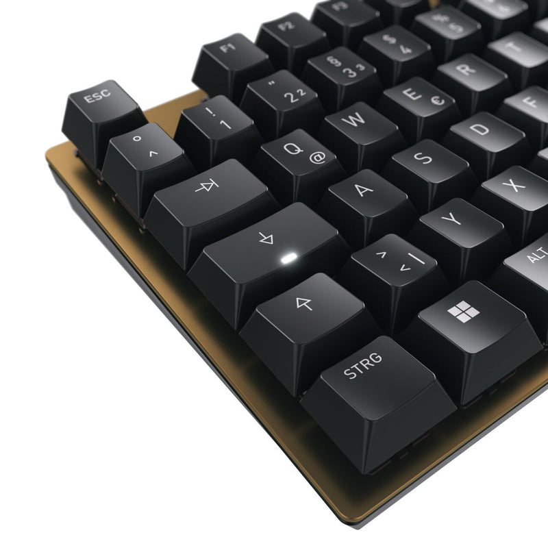CHERRY KC 200 MX Mechanical Keyboard, UK Layout - Black, Bronze