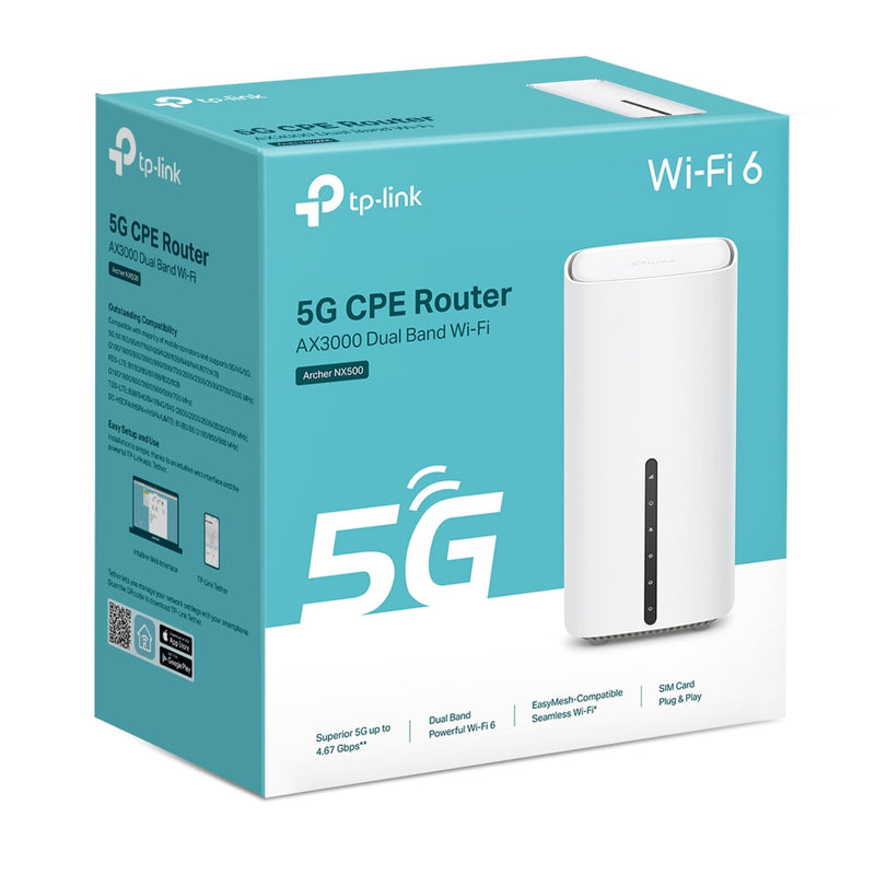 TP-Link Archer NX500 wireless router Gigabit Ethernet Dual-band (2.4 GHz / 5 GHz) 5G White