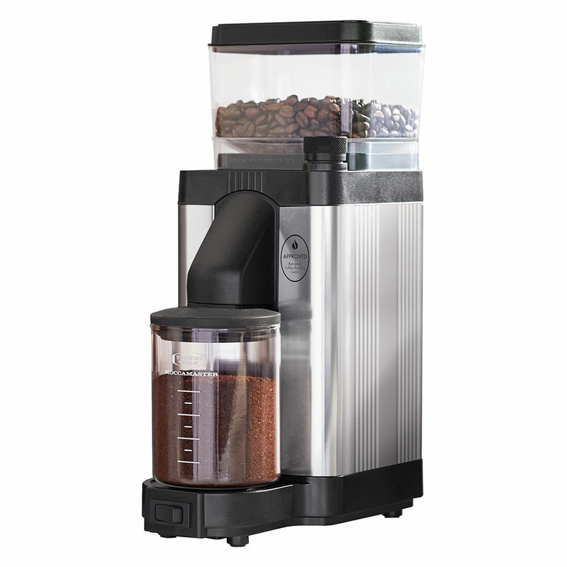 Moccamaster KM5 Burr Coffee Grinder - Polished Silver