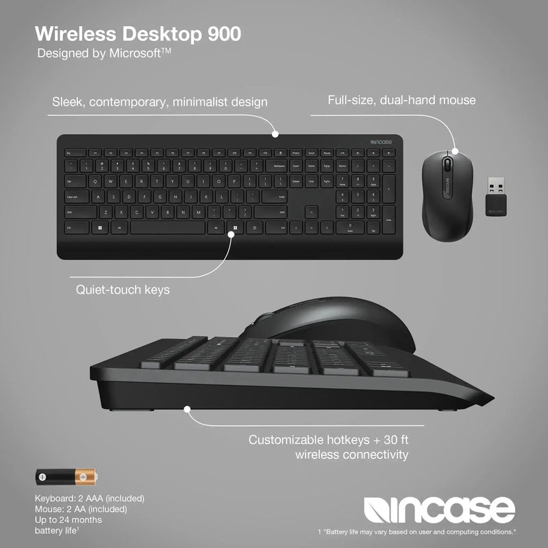 Incase Designed by Microsoft Wireless Desktop 900