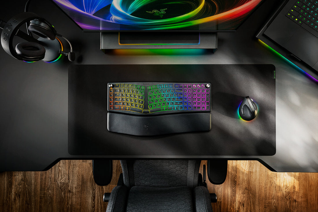 Razer Pro Type Ergo keyboard Universal USB + RF Wireless + Bluetooth QWERTY US English Black - image 4