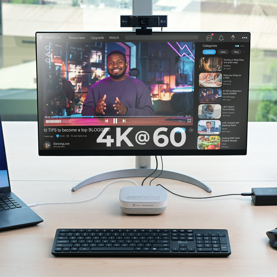 j5create USB-C 4K Speakerphone Dock - image 7