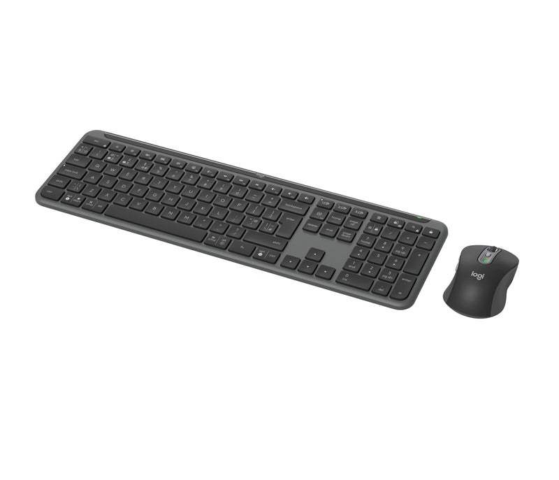 Logitech 920-012494 keyboard Mouse included Office RF Wireless + Bluetooth QWERTY UK English Graphite