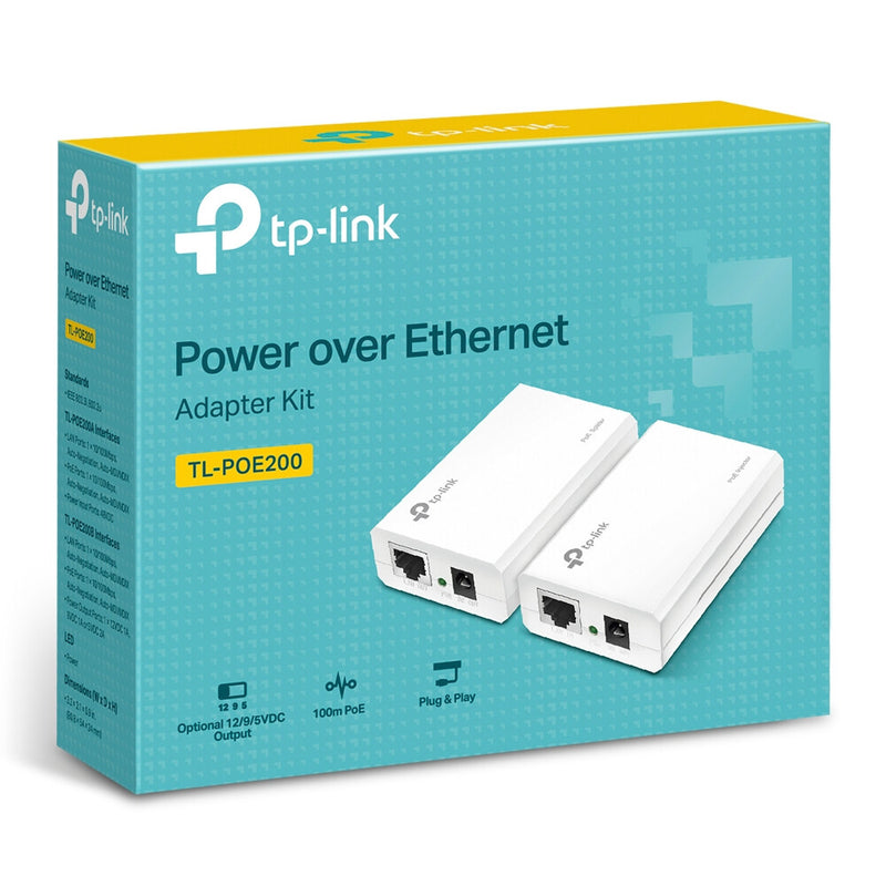 TP-Link TL-POE200 PoE adapter Fast Ethernet