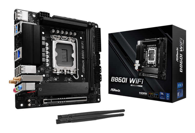 Asrock B860I WiFi Intel B860 LGA 1851 (Socket V1) mini ITX