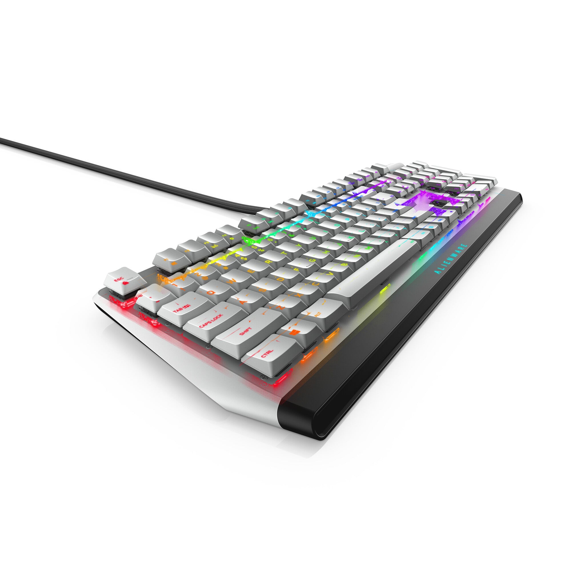 Alienware AW510K Low Profile RGB Mechanical Gaming Keyboard - White ...