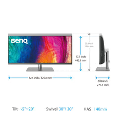 BenQ PD3420Q computer monitor 86.4 cm (34