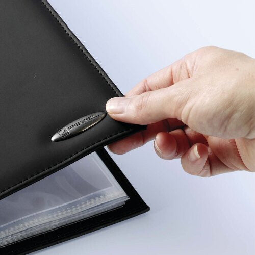 Rexel Soft Touch Smooth A4 Display Book 24 Pocket Black - image 7