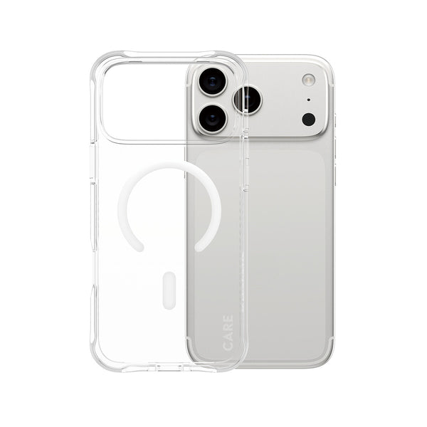PanzerGlass CARE™ by ® Samba Case Transparent w. White MagSafe iPhone 18 Pro Max | 17 Pro Max | Bulk