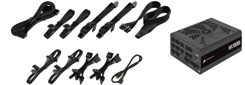 Corsair HX1000i power supply unit 1000 W 24-pin ATX ATX Black