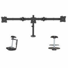 StarTech.com Desk Mount Triple Monitor Arm - Ergonomic VESA 3 Monitor Mount up to 27