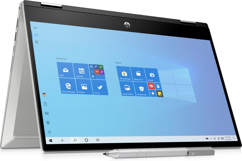 HP Pavilion x360 14-dw0005na Intel® Core™ i3 i3-1005G1 Hybrid (2-in-1) 35.6 cm (14") Touchscreen Full HD 8 GB DDR4-SDRAM 128 GB SSD Wi-Fi 5 (802.11ac) Windows 10 Home in S mode Silver