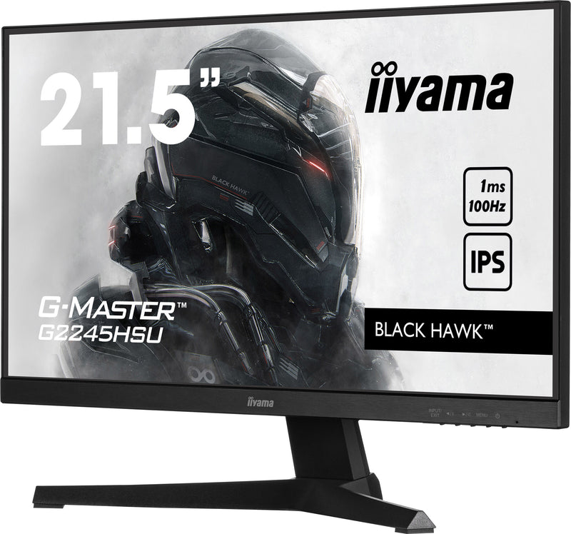iiyama 21.5" G-MASTER Full HD, 100Hz, Adaptive Sync IPS Gaming Monitor (G2245HSU-B2)