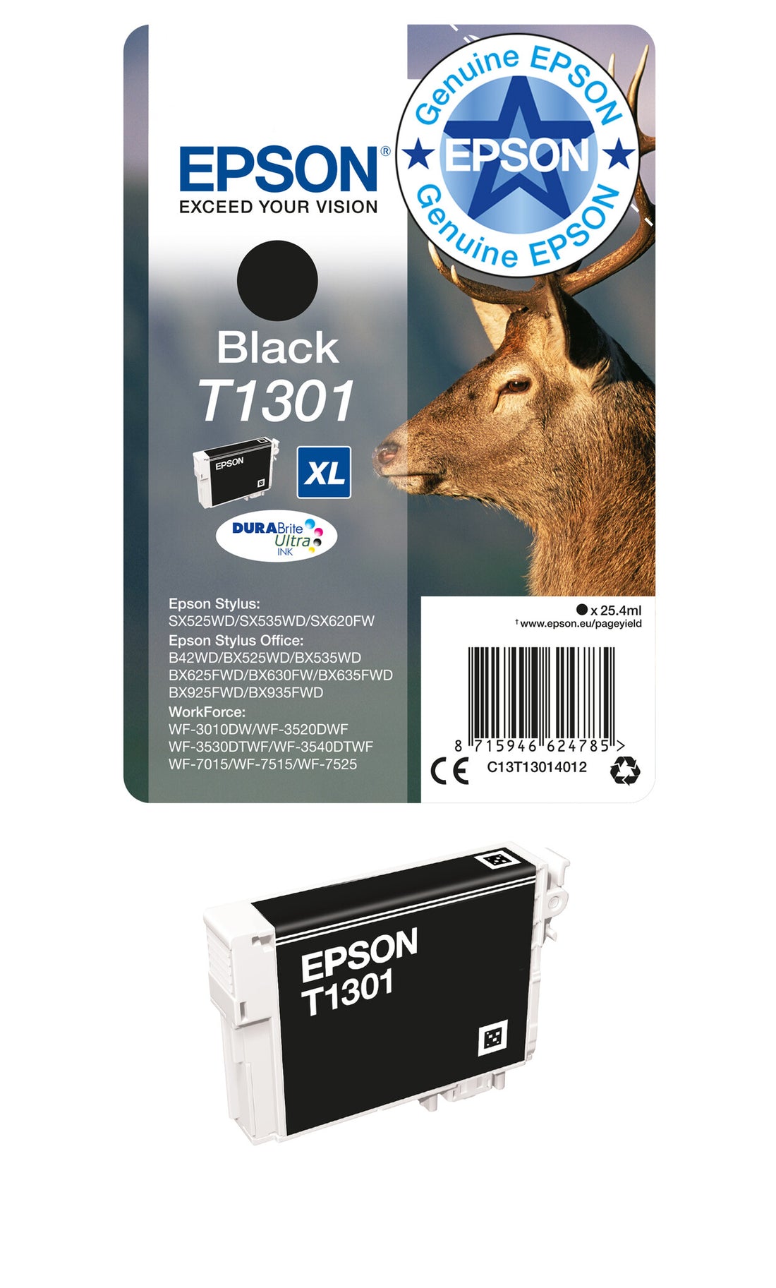 Epson Stag T1301 DURABrite Ultra Single Black Ink - image 9
