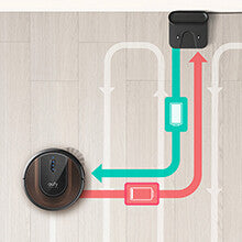Eufy by Anker, RoboVac G30 Hybrid, Robot Vacuum with Smart Dynamic Navigation 2.0, 2-in-1 sweep and mop, 2000Pa Suction, Wi-Fi, Boundary Strips